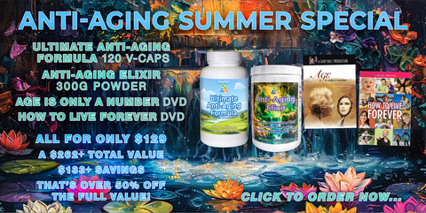 Anti-Aging Summer Special: Anti-Aging Formula Caps, Anti-Aging Elixir Powder, with 2 FREE Anti-Aging DVDs!