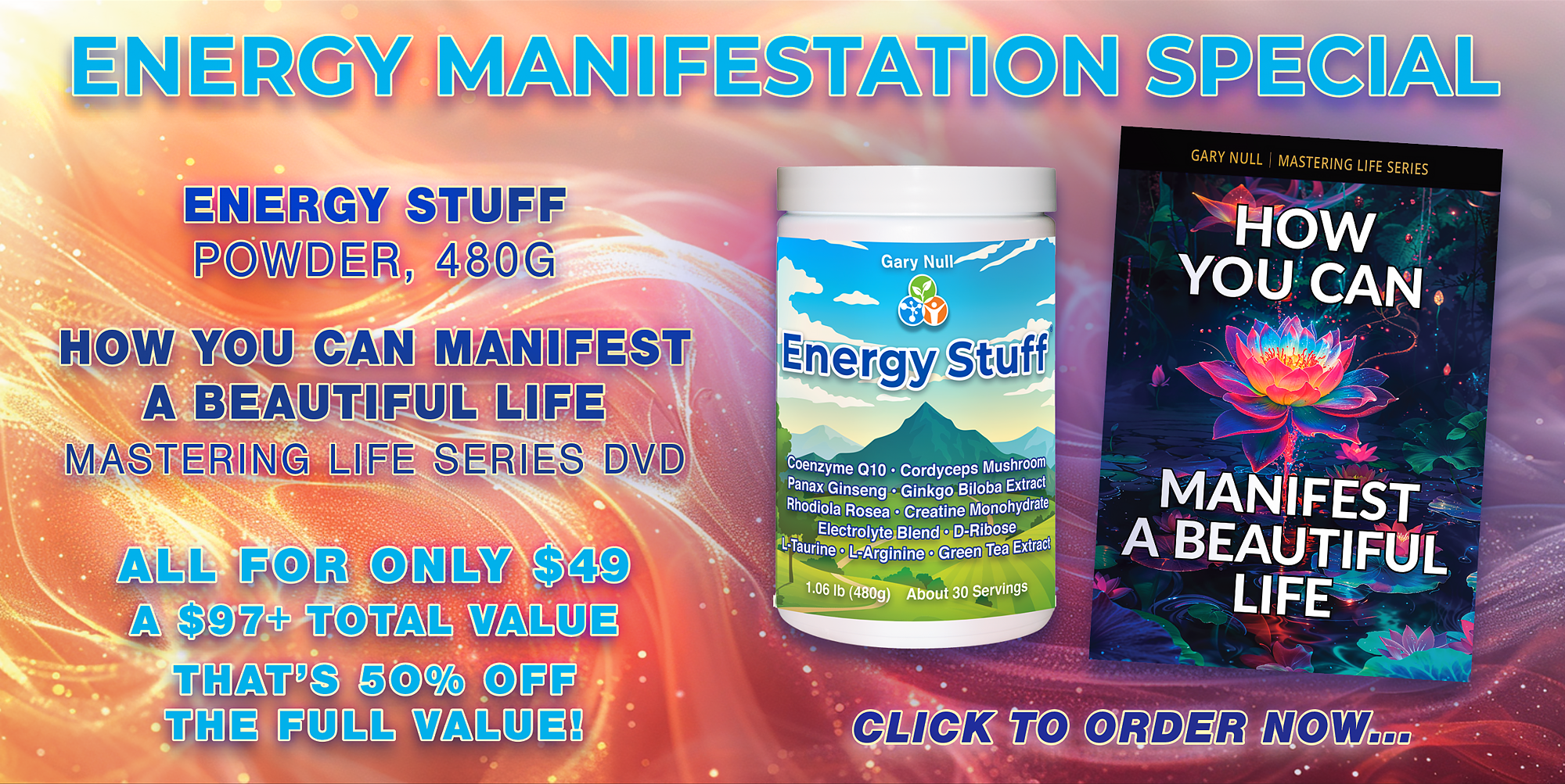 Energy Manifestation Special: Energy Stuff with FREE DVD